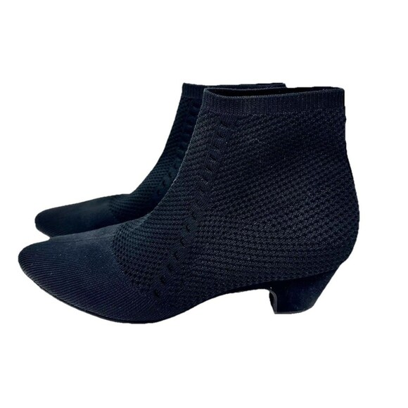 Eileen Fisher Purl Sock Bootie Boots Black Size 9 Excellent! - Picture 1 of 5